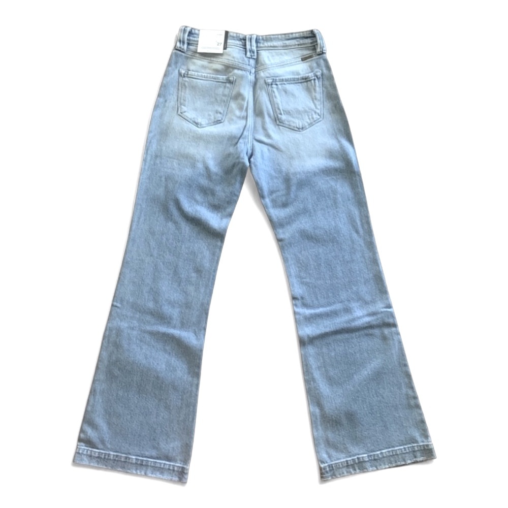 Kancan High Rise Flare Hem Light Washed Jeans Women’s Multi Sizes NWT - Picture 9 of 16